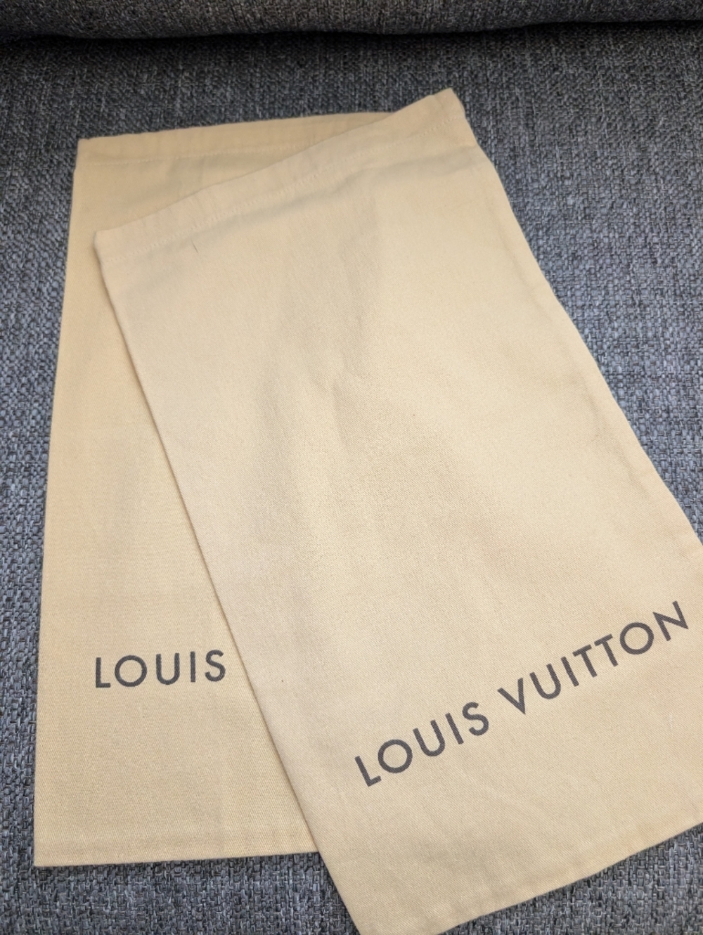 Louis Vuitton  Logo Dust Bag Pair